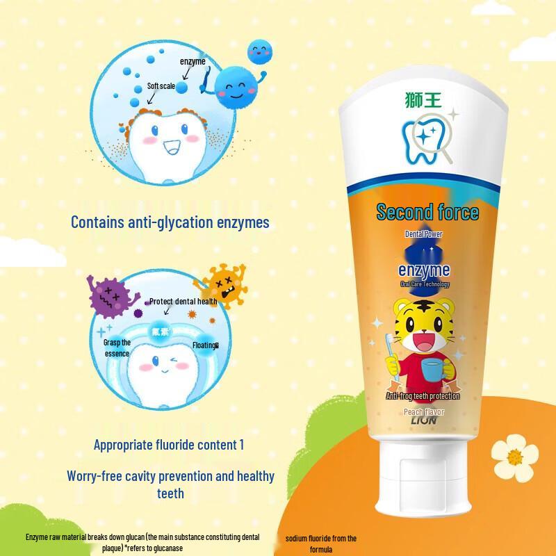 

Lion Chilikajia Kids Enzyme Toothpaste