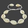 Bohemian Natural Sea Shell Charm Bracelets For Women Men Summer Sandy Beach Handmade String Rope Chains Bangle DIY Jewelry