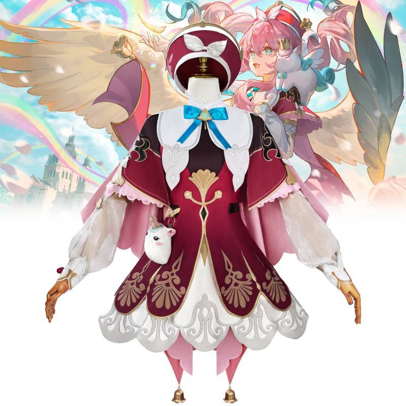 Honkai Star Rail Hyacine Cosplay Costume With Accessories For Anime Conventions