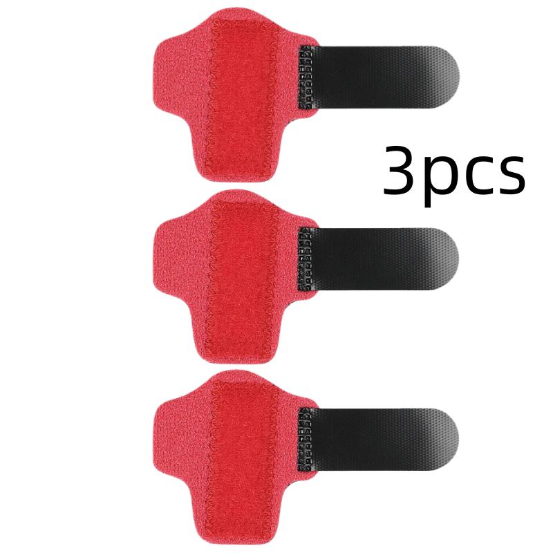 3Pcs Finger Fixing Band Splint Brace With Aluminum Sheet Adjustable Fixing Band For Finger Protection Correction Protective Gear