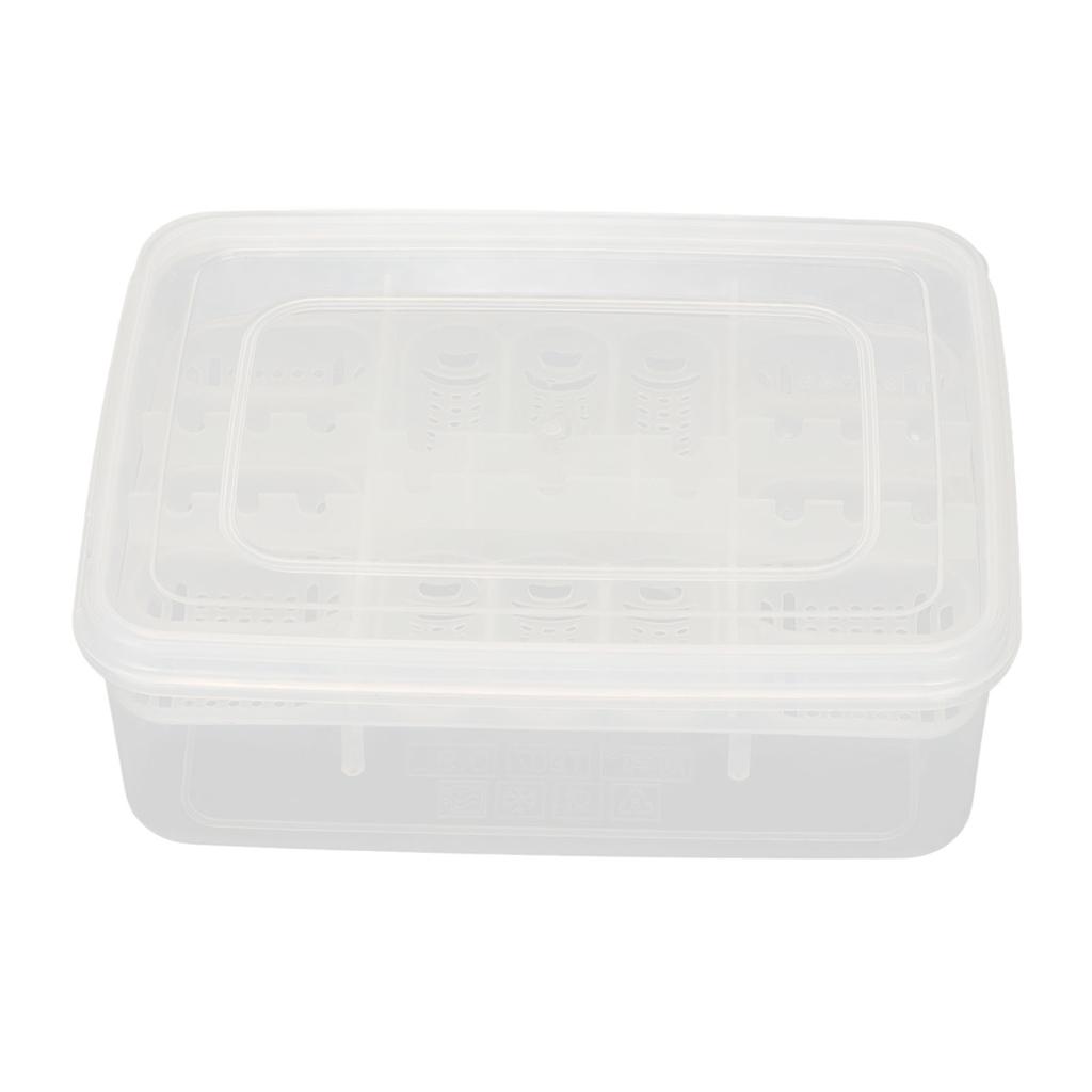 Reptile Incubator 16 Grids Reptile Breeding Box for Hatching Snakes Turtles Lizards Bearded Dragon