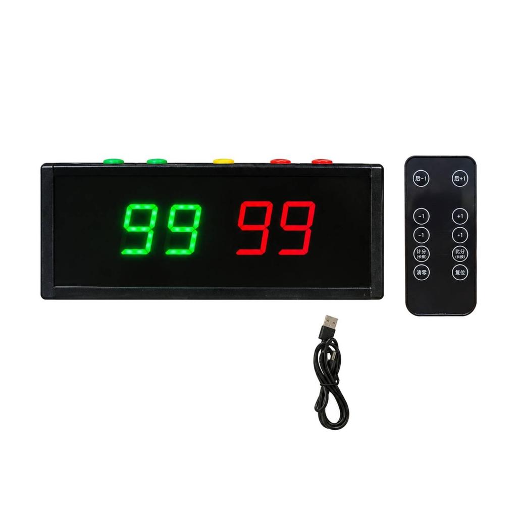 Electronic LED Scoreboard Digital with TwoColor Numerical Display EasytoRead Athletic