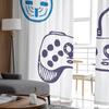 Cortinas transparentes con dibujos de teclado de juego para niña, dormitorio, cocina, ventana, decoración del hogar