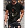 Men's Animal Dragon Graphic T shirt Vintage 3D Print Short Sleeve Crew Neck
