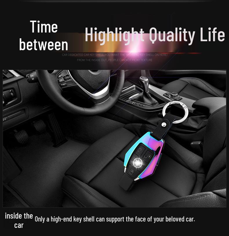 Mercedes Key Shell Cover for 17 Models: Fits GLC, GLA220, 260GLE, 320C200L.