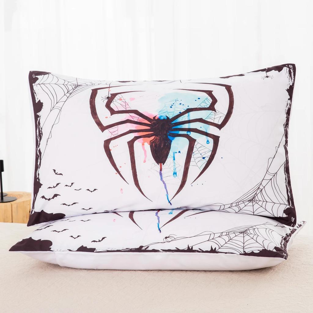 Cobweb Bedding Set For White Black Duvet Cover Sets Spider Venom Western Thick Quilt Cover Bedroom Set Bedclothes Microfiber