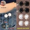 Camellia Rose Adjustable Waist-Tightening No-Sew Jean Button Brooch