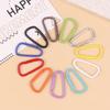 5Pcs Aluminum Alloy Colorful Carabiner Buckles Camping Equipment Backpack Buckle Water Bottle Hanging Buckle Snap Hook Keychain