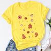 Women Cookies for Santa New Year Female Womens Clothes T Tee Shirt Tshirt Cartoon Print Merry Christmas Ladies Top Tshirt