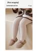 Winter Fleece-Lined Baby Leggings: Warm, Open-Crotch, Thickened One-Piece Pants for Children