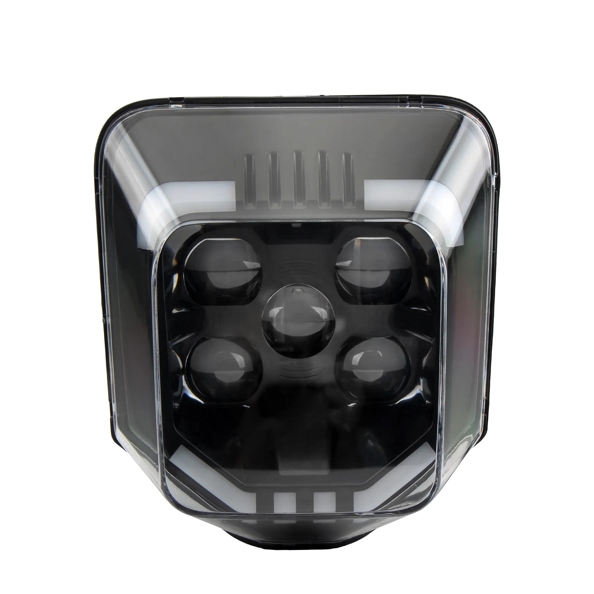 2020 2021 2022 Motorcycle LED Headlight Headlamp Head Lamp For Husqvarna FE250 FE350 FE450 Motocross Headlight Assembly Enduro
