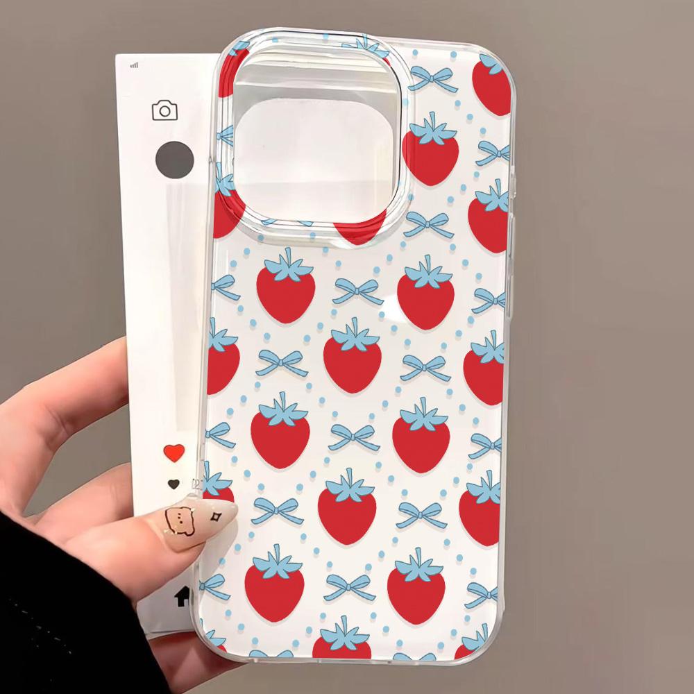 Painted Phone Case for iPhone 12 13 15 16 iPhone 16 12 13 14 15 Pro  14 15 16 Pro Max Coverage Shockproof Anti-Fingerprint Fresh Style Protective Case