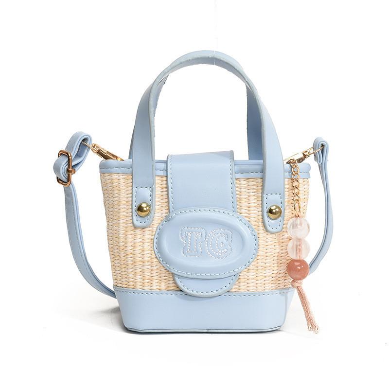 

Stylish Unisex Childrens Handheld Bag In Breathable Material Perfect For Daily Use синій