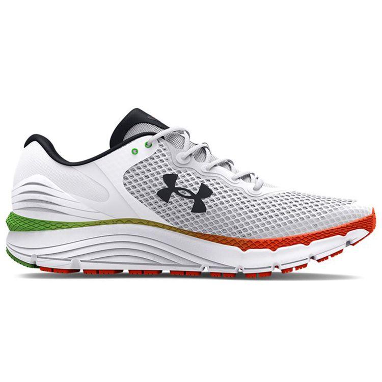 Under Armour Charged Comfortable Sports Fabric Low-Top Casual Running Shoes Men Sneakers White 3023549-108