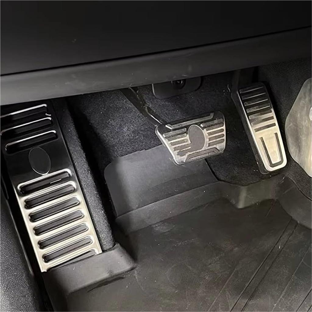 Pedal Cover LHD Anti-Slip Foot Rest Brake Gas Pedal Pad Cover for Maserati Ghibli Levante Quattroporte 2014-2023 Brake Pedal Cover