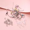 900pcs/Set Earrings Set Stainless Steel Earring Hooks Open Jump Rings Ear Plug Connects for DIY Jewelry Making Findings Supplies