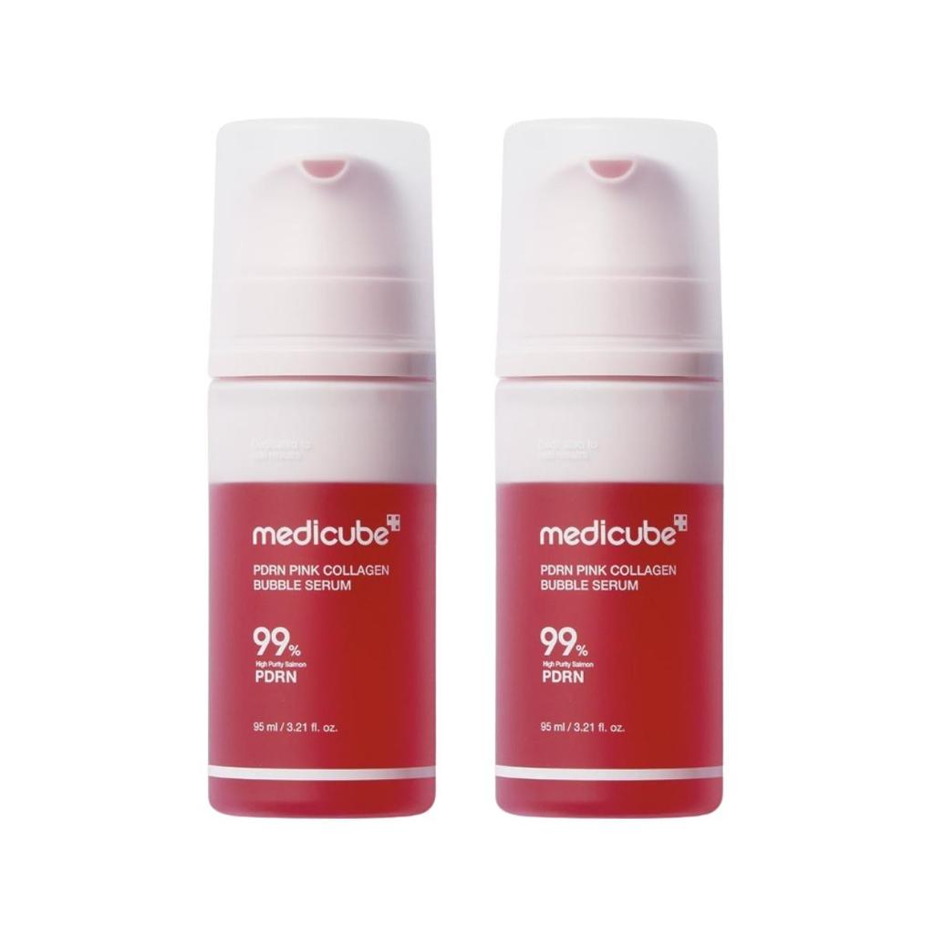 [Medicube] PDRN Pink Collagen Bubble Serum 95ml - Firming & Radiance