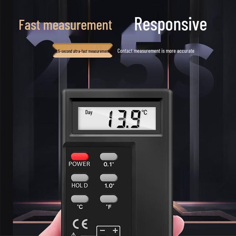 TES-1310 Digitalthermometer mit K-Typ-Thermoelement (CN-Version)