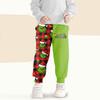 Kids' Fashion Christmas Print Loose-Fit Waistband Casual Sweatpants