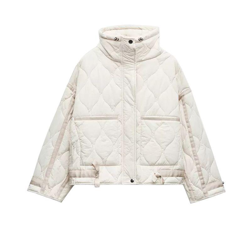 

Spring New Arrival Women s Clothing Fashion Common Style Lapel Long Sleeves Zipper Cotton Jacket Outwear 2969248 Ben White L