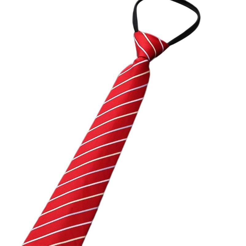 Male Zipper Design Neck Tie for Business Necktie Formal Suit Accessories