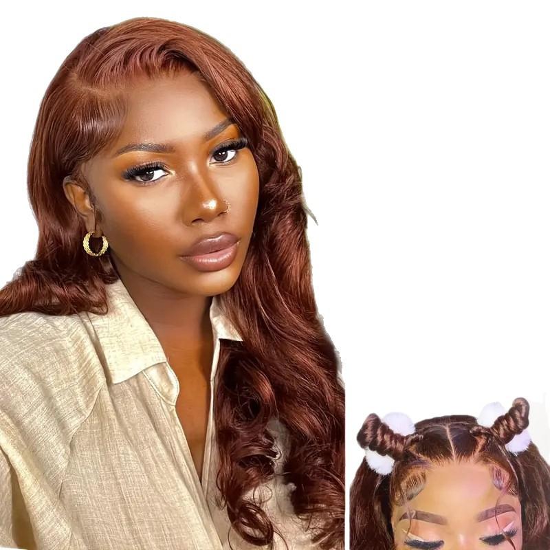 Front Lace Wig European American Women's Long Curly Hair Big Wave Chemical Fiber Full Headgear