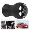 Gear Shift Car Change Gear Shift Knob Head Lever for Yaris Material Knob, 5-Speed 2005-2010 (Leather) ABS+PU