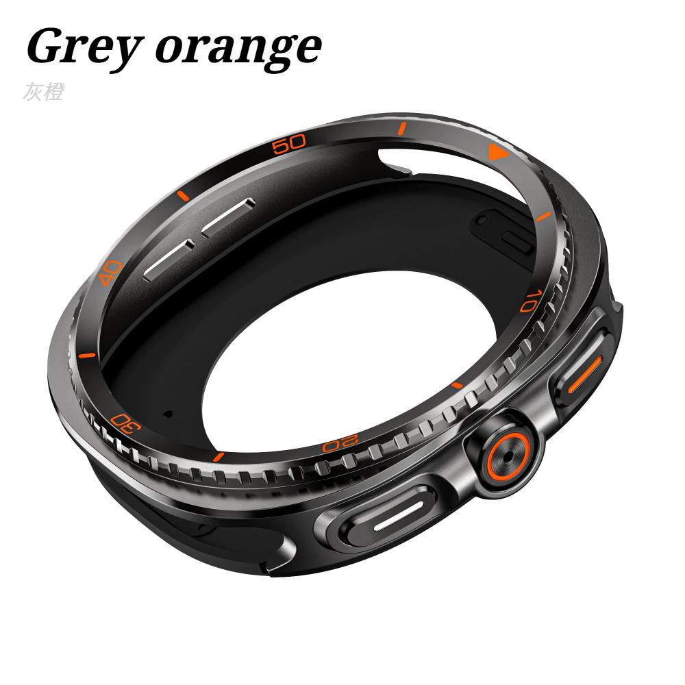 Schutzhülle aus Aluminiumlegierung für Samsung Galaxy Watch 8, Metallgehäuse, Zubehör, Hartrahmen, Metall-Schutzstoßstange für Samsung Galaxy Watch 8 (44 mm, 40 mm)