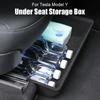 Spacious for Tesla Model Y Custom-Fit Storage Box Large Capacity Concealed Organizer with Premium Felt Sliding Drawer New Amagi