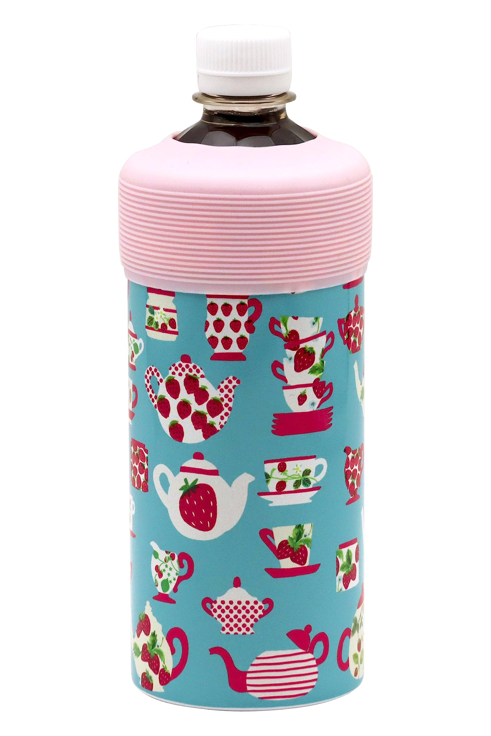 

OGURA PET Bottle Holder, Lightweight Vacuum Insulated Tumbler, Fits 500-600ml, Shinji Kato (Strawberry Tea)