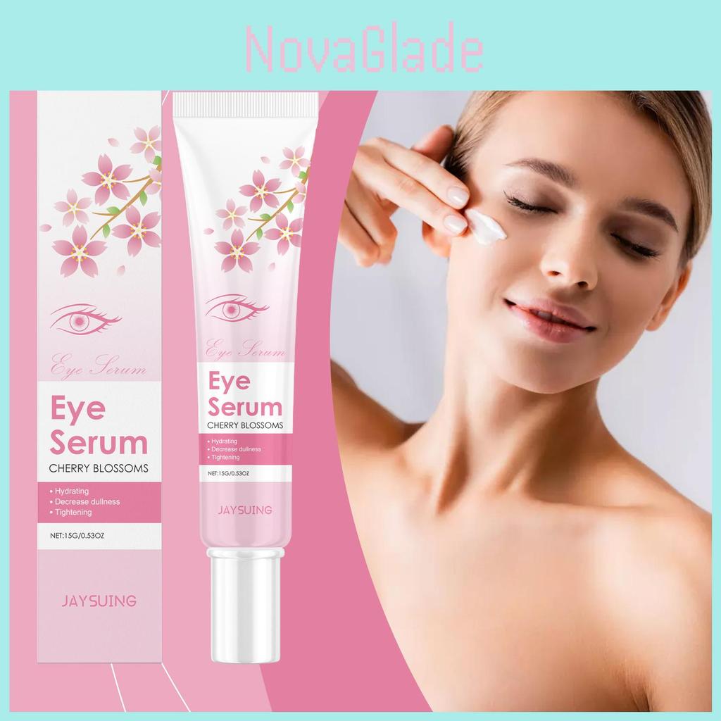 Jaysuing Sakura Hydrating Eye Cream For Firming Brightening Moisturizing Under Eye Area