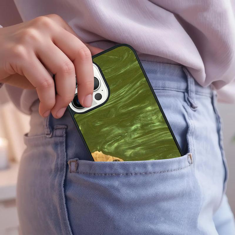 Wood Resin Marble soft Phone Case For iPhone 17 Air 15 16e 14 13 Pro Max Coque 12 11 Pro Max PLUS cover