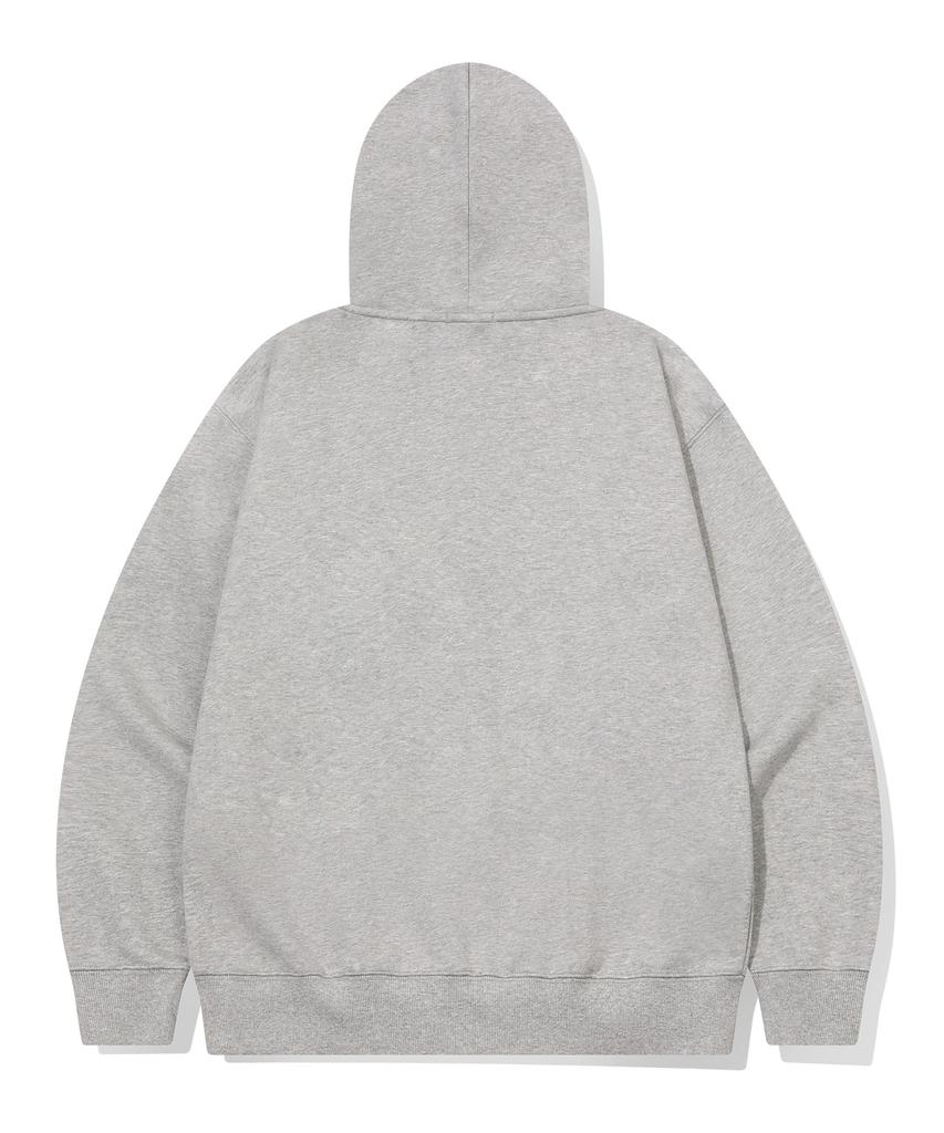 Beentrill Hashtag Work Zip-Up Hoodie (Melange Gray)