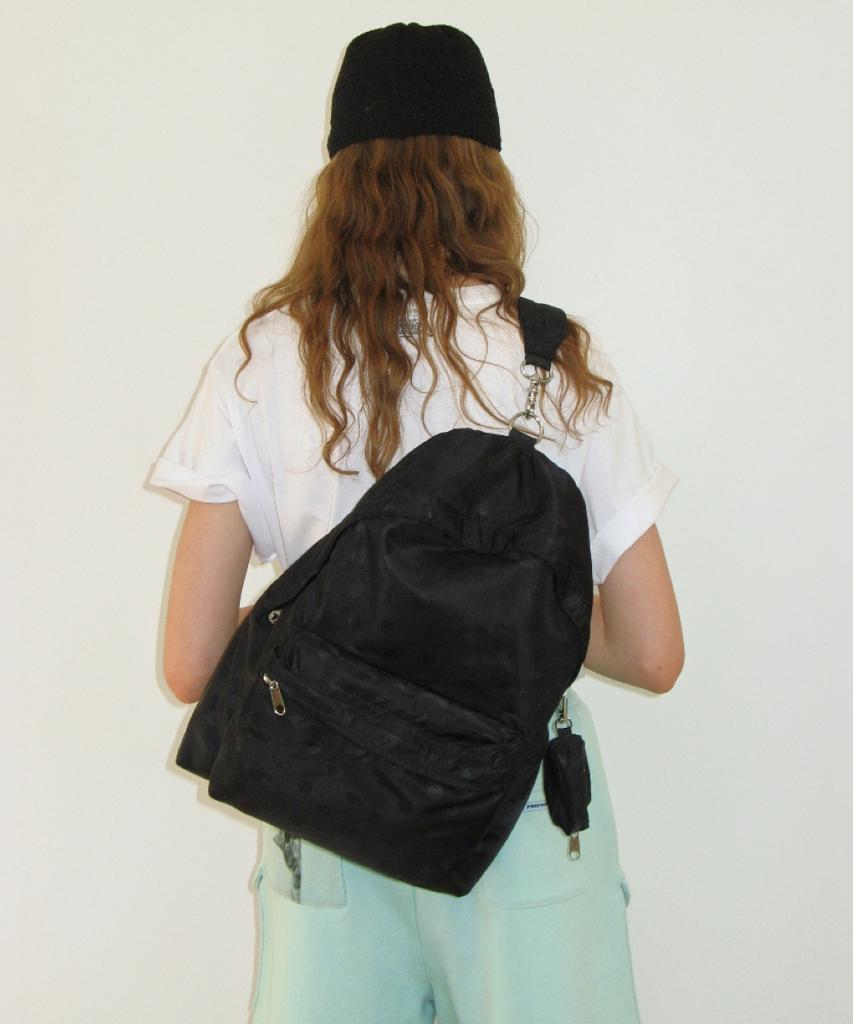 Ronron Dot Sling Backpack Black