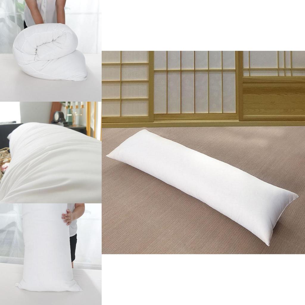 Luxuriously Soft 150 X 50cm Anime Dakimakura Hugging Long Pillow Inner Body Cushion In White