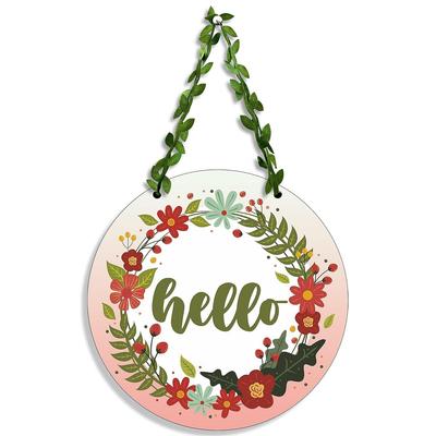 Wood Wall Hangings|Door Hanging| Home Decor Items|Home Decoration Items - for Office|Living Room |Decorative Items for Home, Multicolor