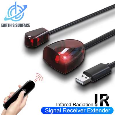 Infrarot IR Fernbedienungs-Verlängerer Repeater Empfänger USB-Adapter Sender Gilt für alle Fernbedienungsgeräte für DVD-Set STB-Box
