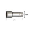 TONE Spark Plug Socket with 19mm Wrench Size HP3P-19S (Hexagonal, Magnet), 9.5mm (3/8") Drive,