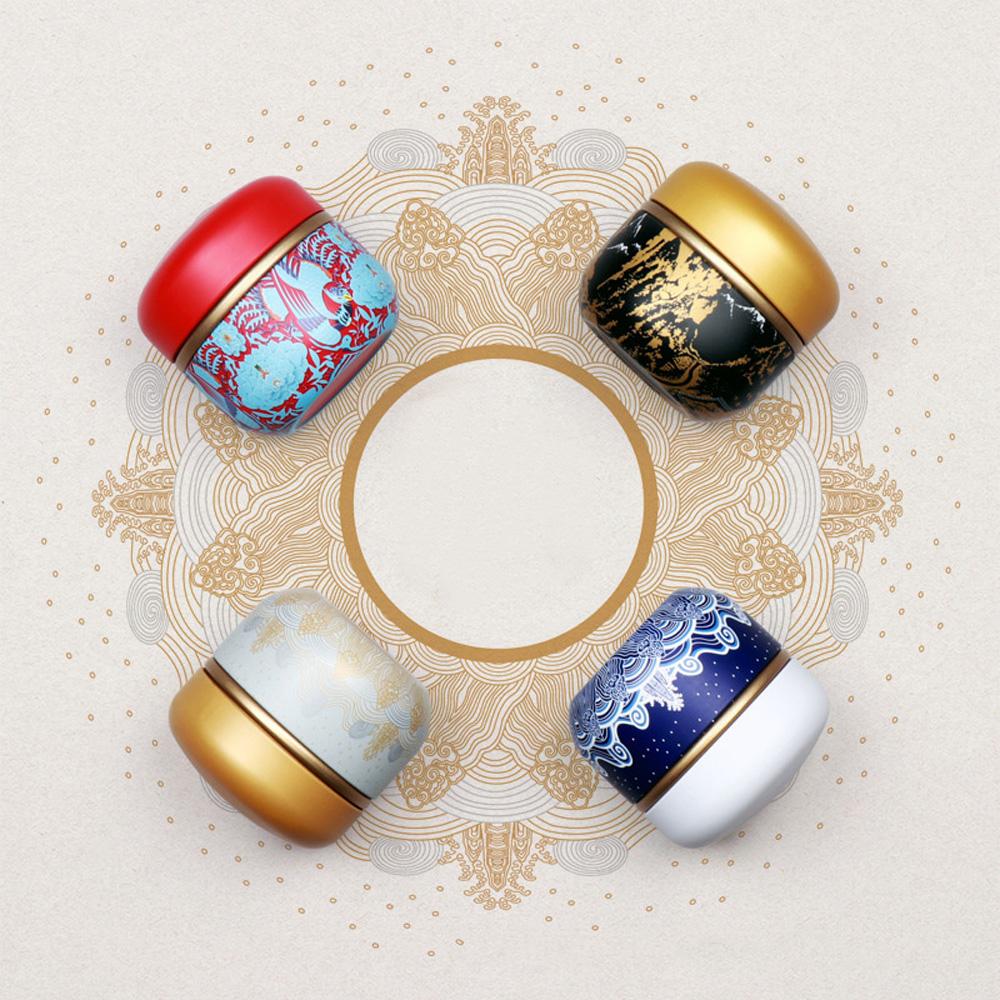 Portable Sealed Holder Household With Lid Storage Container Teaware Tea Box Candies Can Tea Jar