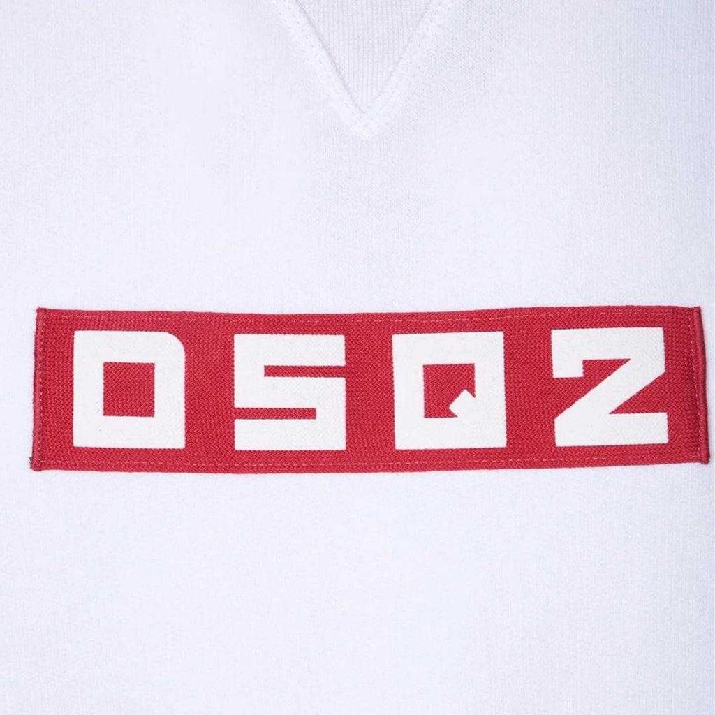 Dsquared2 Felpa con Logo a Blocchi Unisex per Adulti