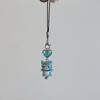 1/6Pcs Keychain Heart Cat Styling Design Keyring Phone Decoration Kitty Phone Charm Multifunctional Charm Key Holder