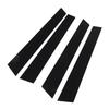 B Pillar Posts Glossy Black Door Window Trim for Porche Panamera 2009- 2016 4PCS