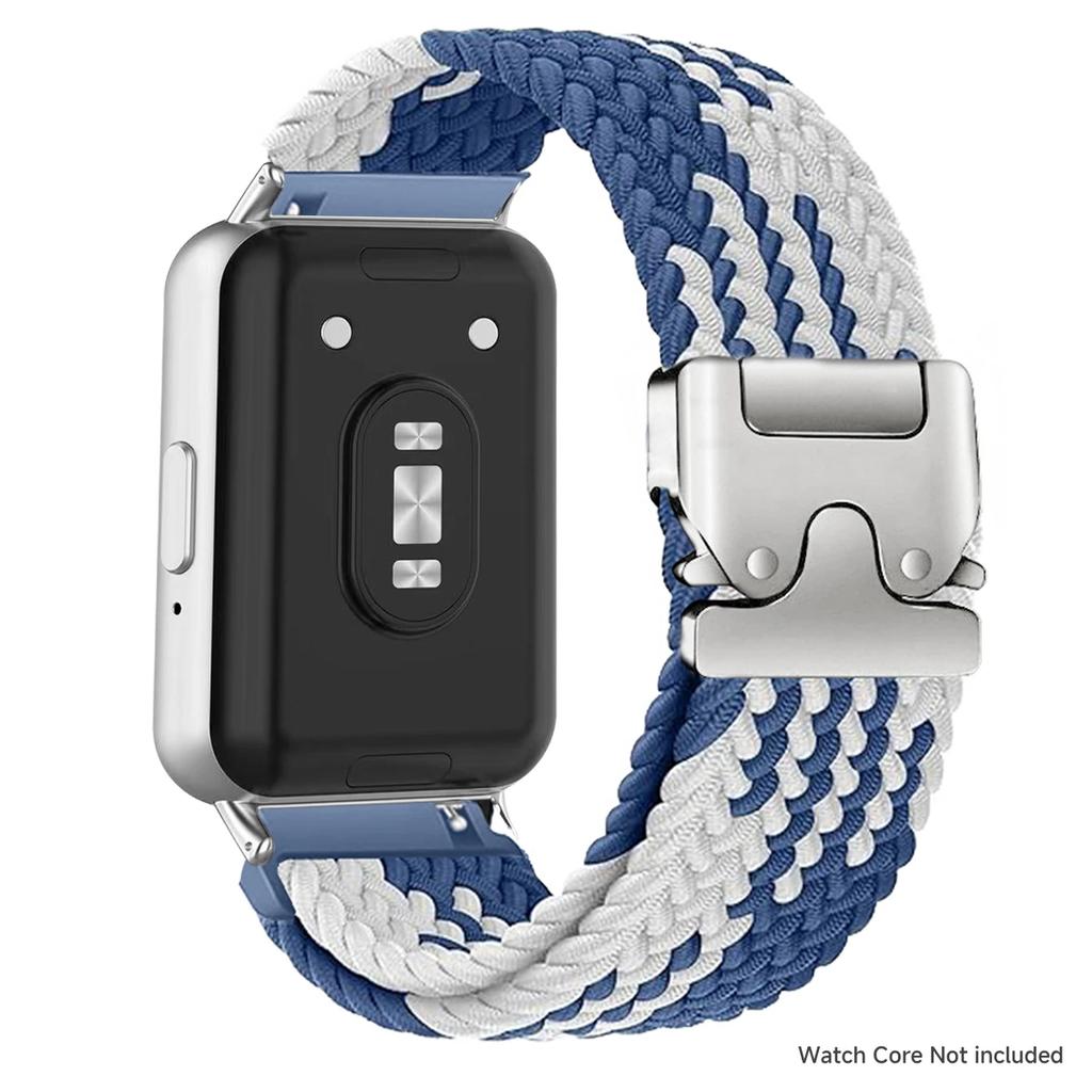 Nylonarmband für Samsung Galaxy Fit 3 Armband Verstellbares geflochtenes Solo-Loop Ersatzarmband für Samsung Fit 3 Uhrenarmband