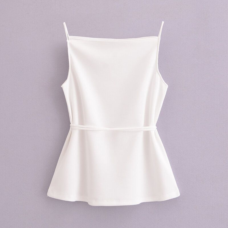 Fashion Style 2024 Autumn New Women's Clothing Waistband Long Plaid Sleeveless Soft Vest Pants 3644627