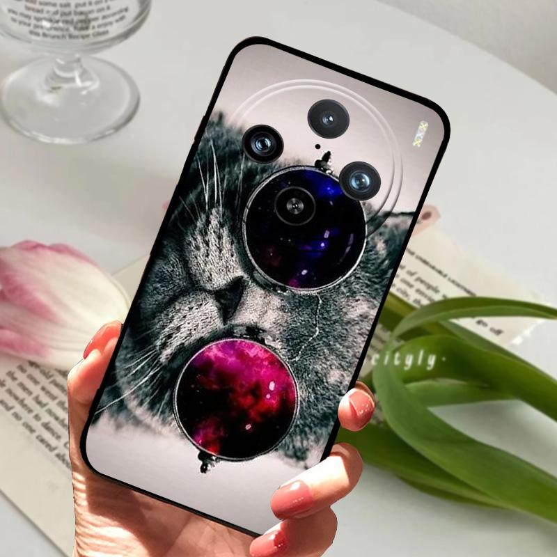 Do etui Vivo X200 5G V2415A Ochrona obiektywu Silikonowe TPU Modne Pokrowce na Telefon Do VIVO X 200 Pro Capa X200Pro mini Osłony Zderzakowe