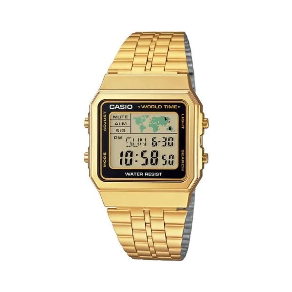 [Cio] A-500WGA-1D Vintage Digital Universal Metal Watch