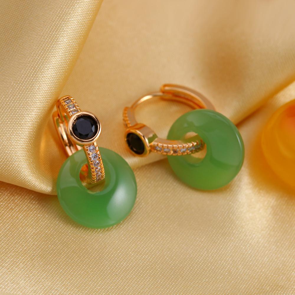 

Left Fashion Женские серьги-подвески Два способа ношения Серьги-клипсы с жемчугом и циркониевым покрытием 18 карат Подарки на День святого Валентина и День матери A золотой