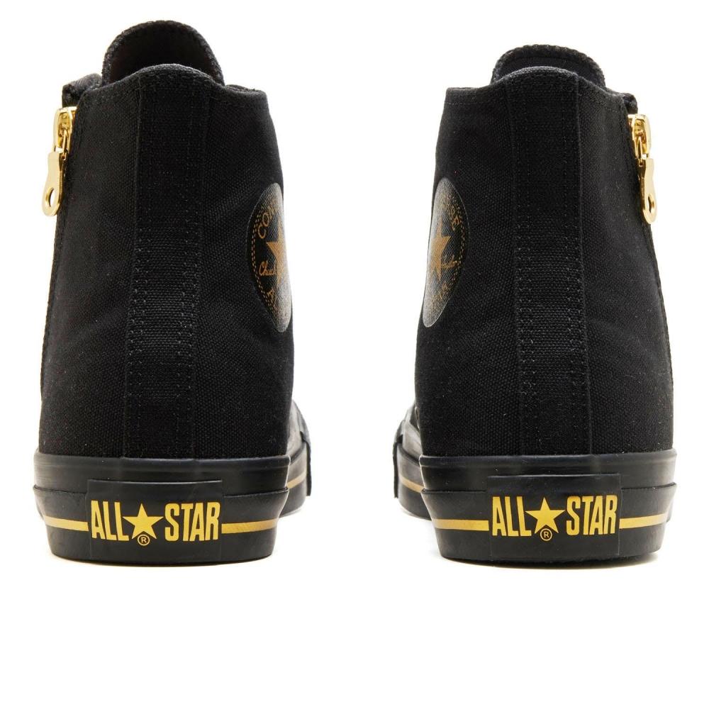 Converse All Star Gold Stripe Z Hi Black Black 31316632 Black Black
