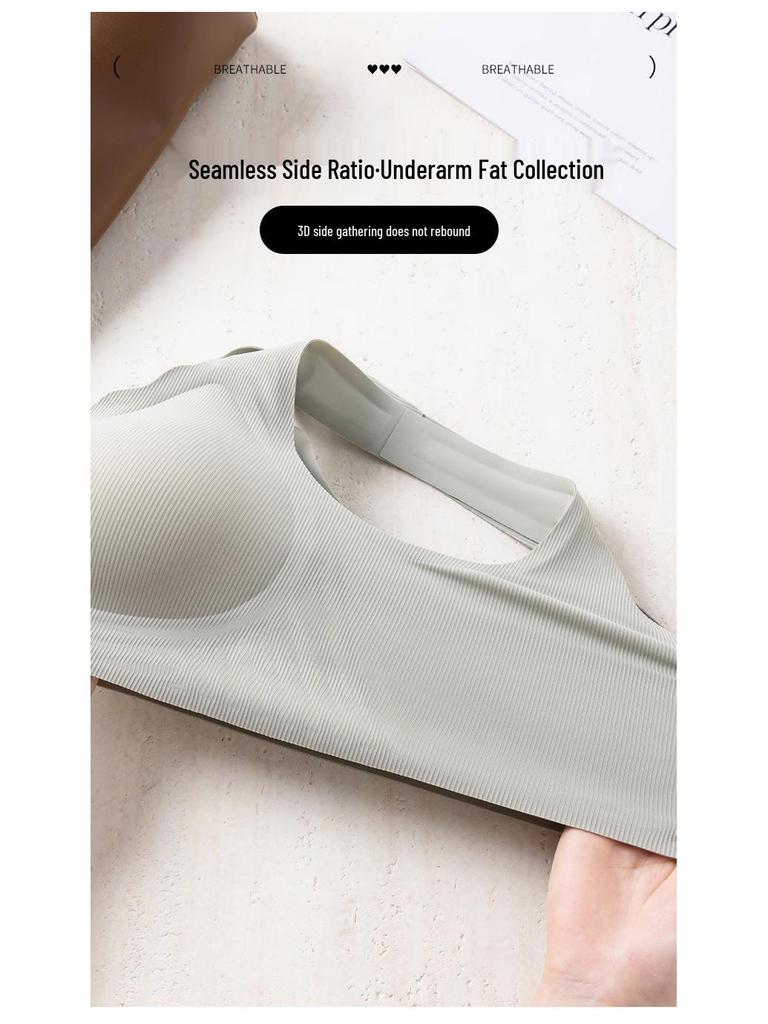 Seamless Wire-Free Front Closure Nursing Bra—Breathable, Soft Support, Comfortable Fit