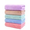 Soft, Absorbent Coral Fleece Face Towels - Thick, Comfortable, Plain Color for Home Use
